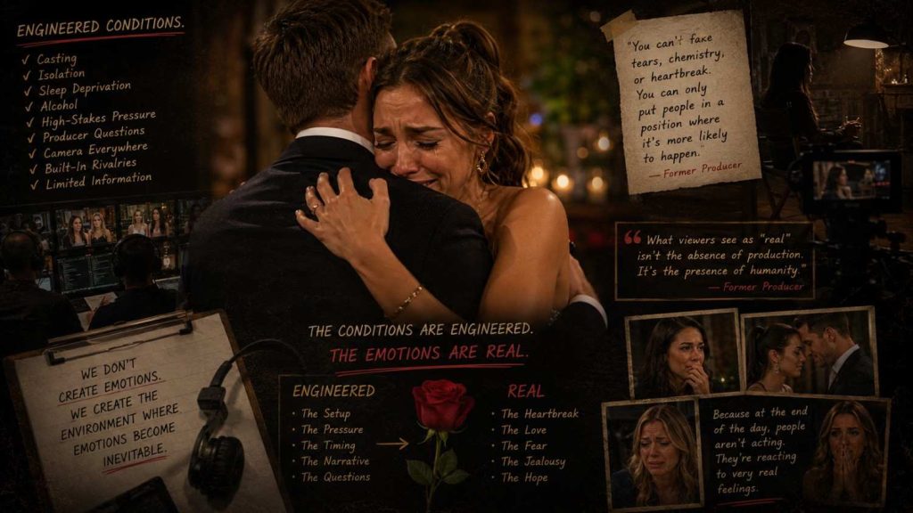 Is The Bachelor Scripted? The Specific Producer Tactics That Manufacture Storylines (According to Former Producers) 8 emotion