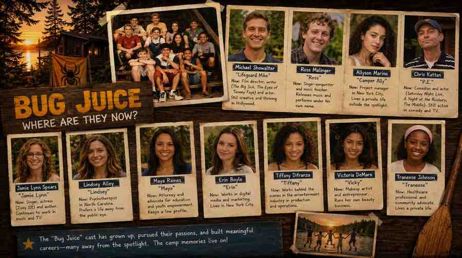 Why Was Bug Juice Cancelled? Inside Disney's Camp Reality Show and What Happened to the Kids 7 where is cast