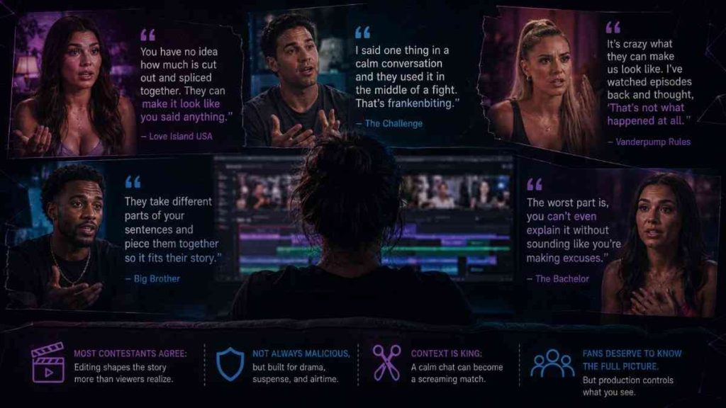 What Is Frankenbiting in Reality TV? The Editing Trick Viewers Keep Hearing About 4 How Can You Tell If a Reality TV Clip Has Been