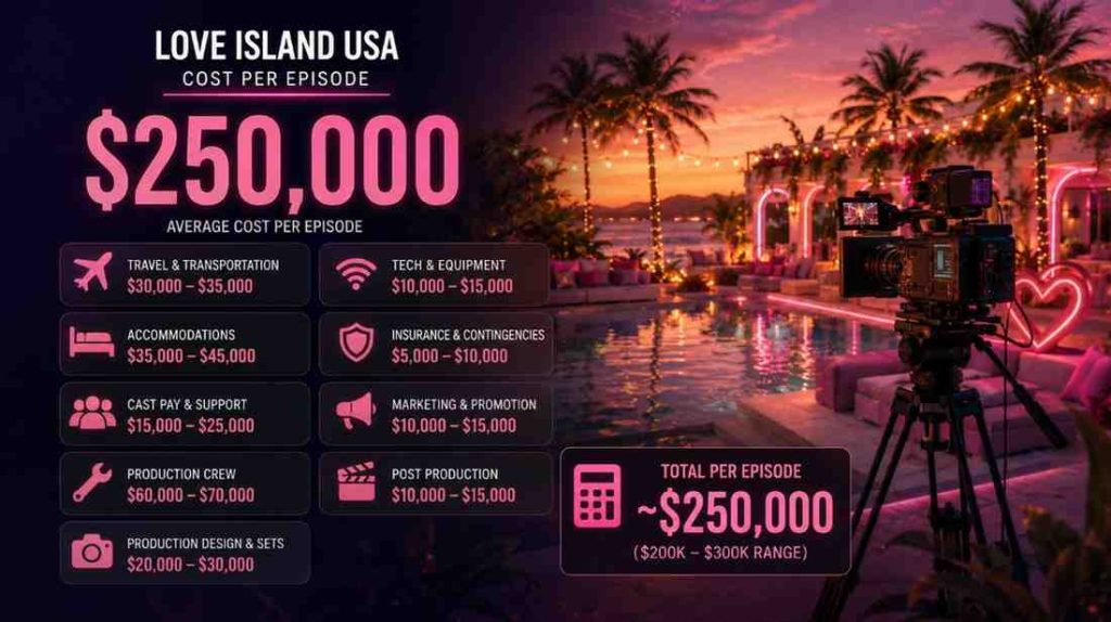 How Much Does It Cost to Make an Episode of Love Island USA? 7 cost