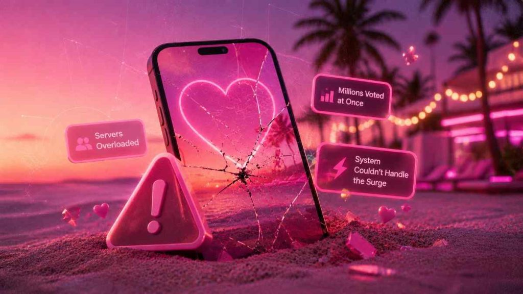 Why Does the Love Island USA App Keep Crashing? The Voting Glitch Explained 6 crash