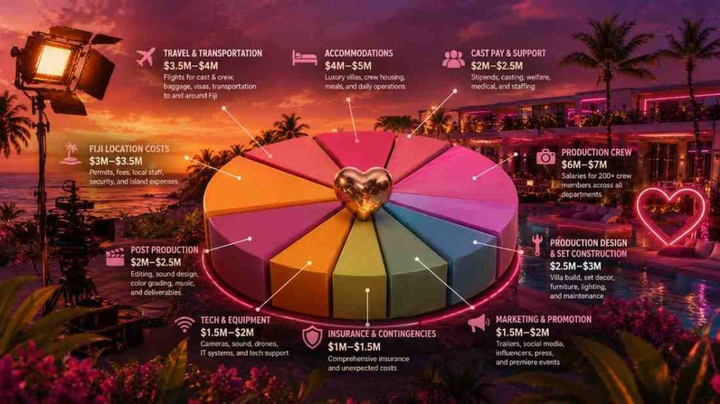 How Much Does It Cost to Make an Episode of Love Island USA? 5 money distribution
