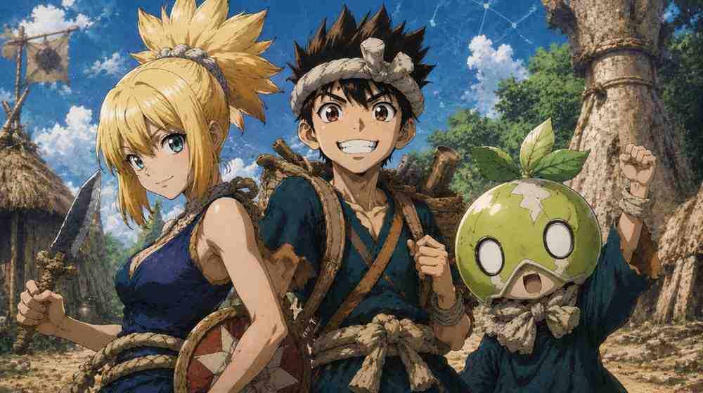 Every Major Dr. Stone Character, Explained 6 Kohaku Chrome and Suika