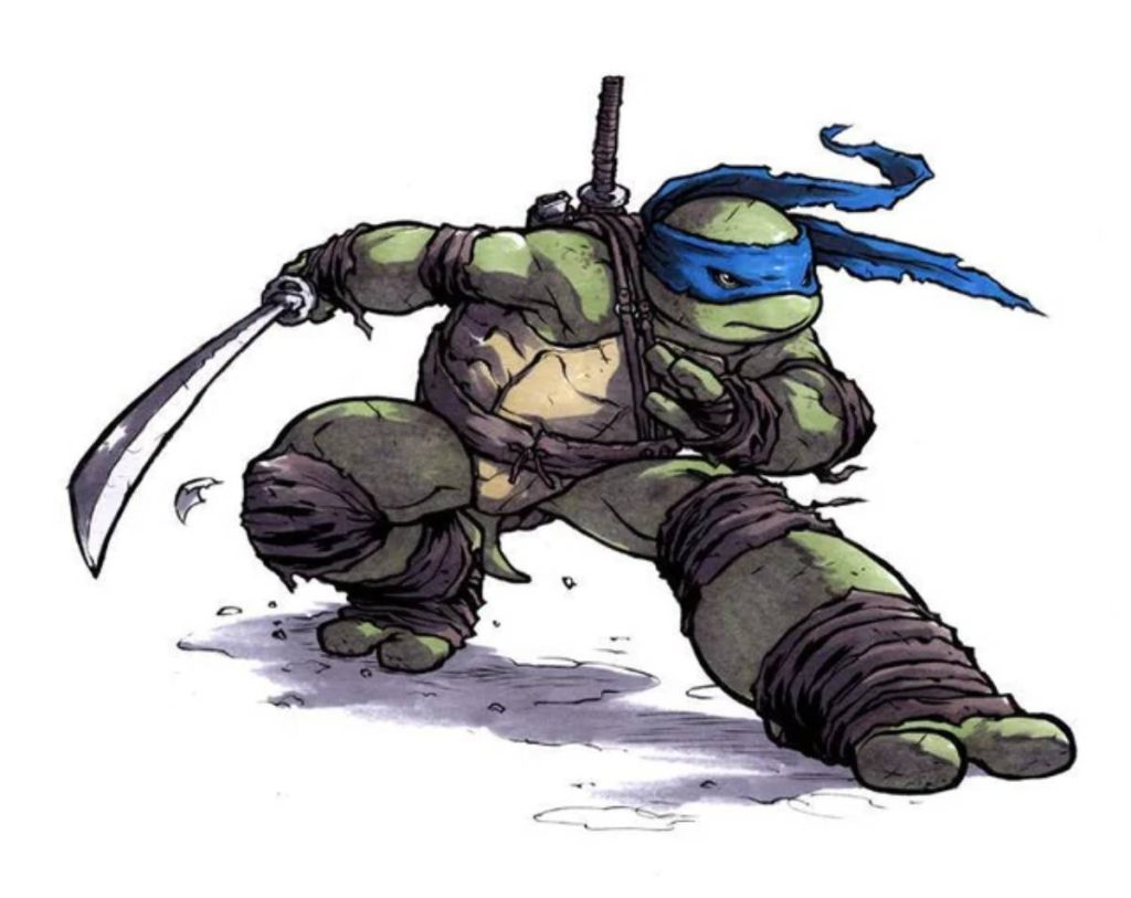 Leonardo Leo Blue Mask Twin Katanas and the Leader Role