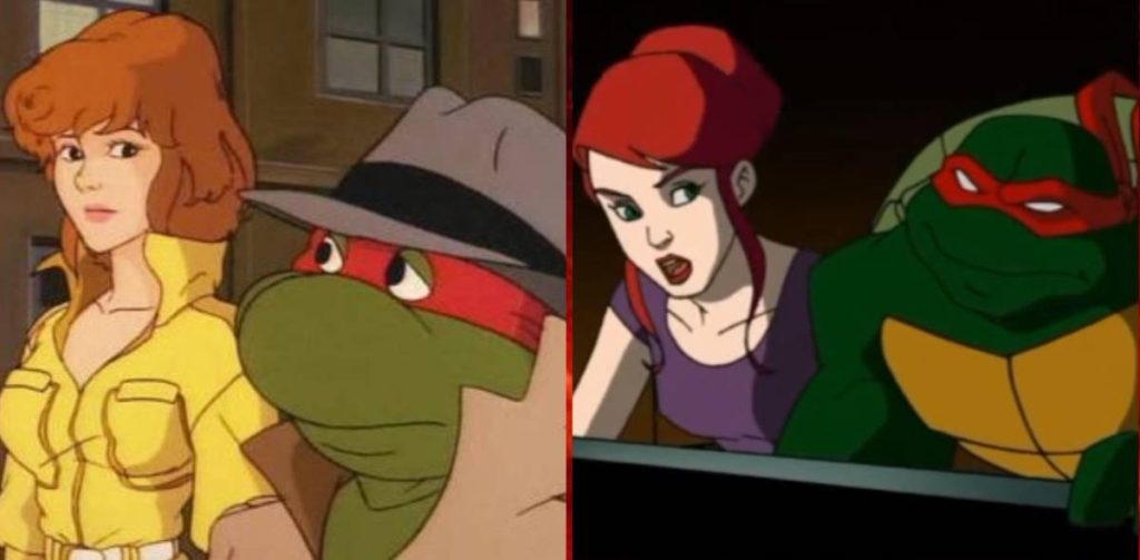 Master Splinter April ONeil and Casey Jones