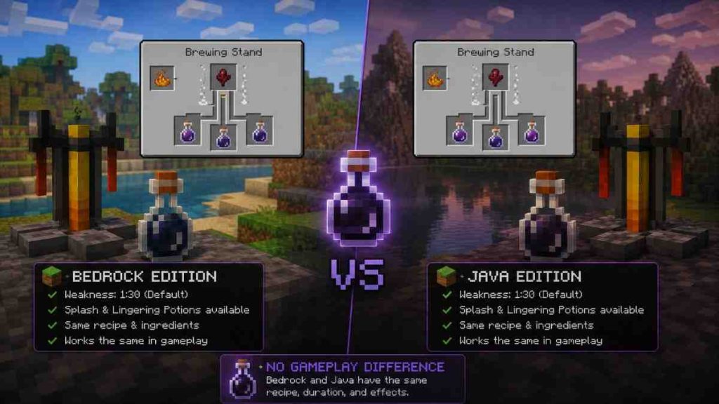 How to Make a Weakness Potion in Minecraft (Step by Step) 9 Minecraft Weakness Potion