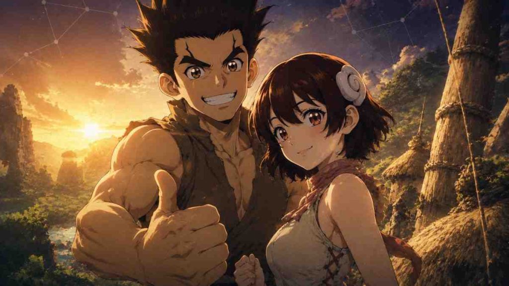 Every Major Dr. Stone Character, Explained 3 Taiju Oki and Yuzuriha Ogawa