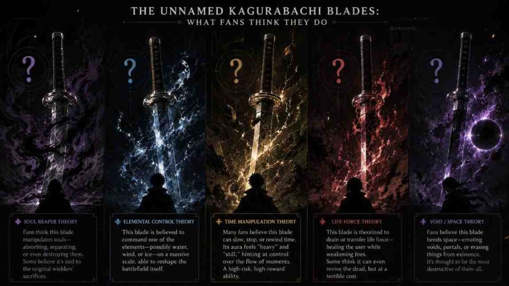 Kagurabachi: Every Enchanted Blade and What It Does, Explained 6 The Unnamed Kagurabachi Blades