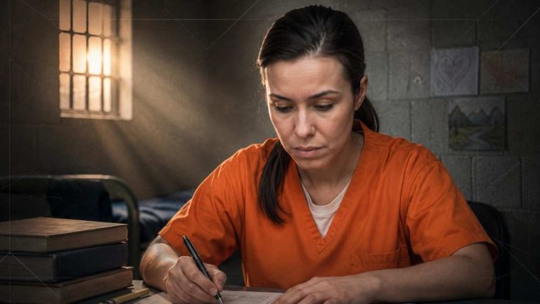 in prison