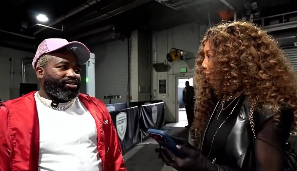 Adrien Broner Made a Hallway Hello Into a Whole Thing With Brandy