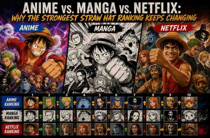 Anime vs. Manga vs. Netflix Why the Strongest Straw Hat Ranking Keeps Changing
