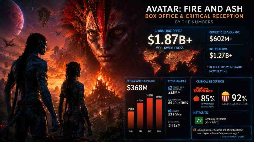 Avatar: Fire and Ash — Everything to Know Before You Watch 6 Avatar Fire and Ash Box Office and Critical Reception By the Numbers