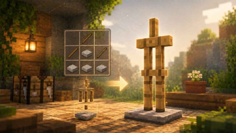 How to Make an Armor Stand in Minecraft 6 How to Make an Armour Stand in Minecraft Step by Step Crafting Guide