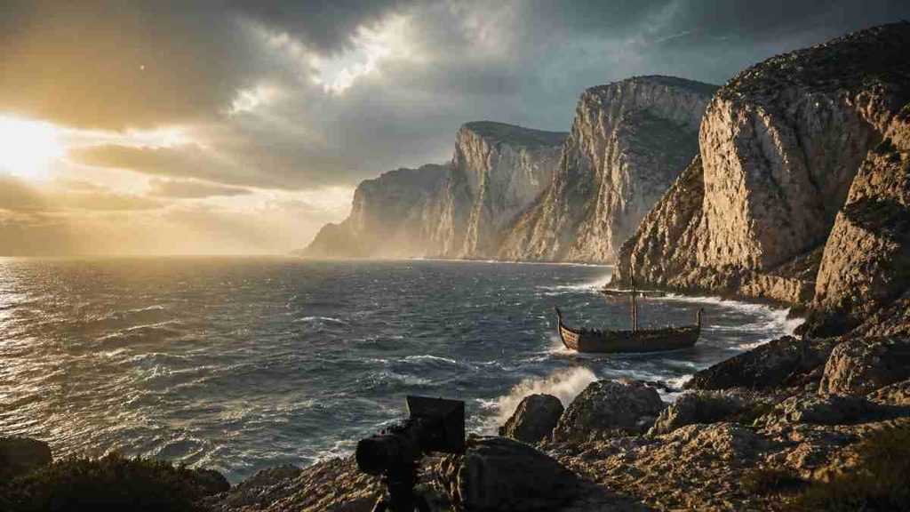why nolan filmed on location