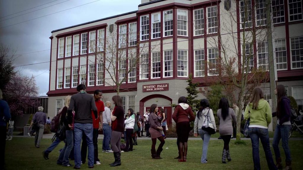 Mystic Falls High School The Real Covington School Building