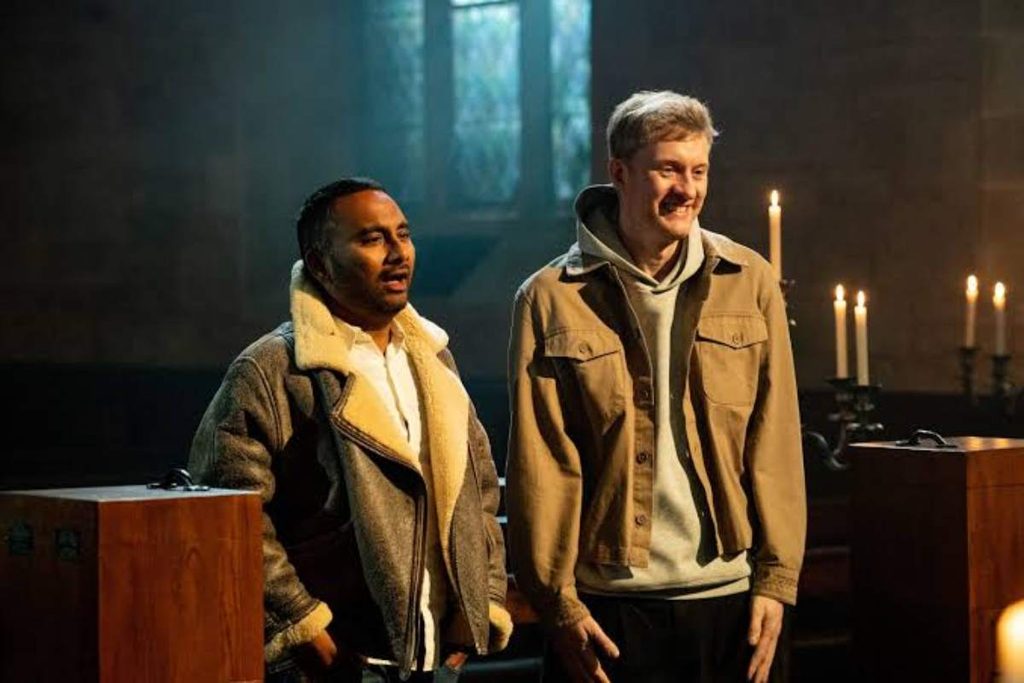 Celebrity Traitors Series 2 Episode 1 Explained: Richard E. Grant Traitor Admission and Spoilers 5 Acaster and Rajan Coffin Cliffhanger